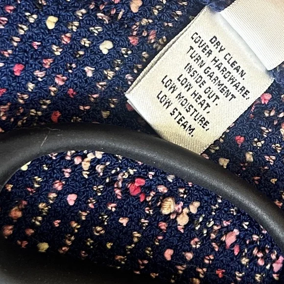 St. John Blue and Pink Tweed Blazer - Picture 8 of 13